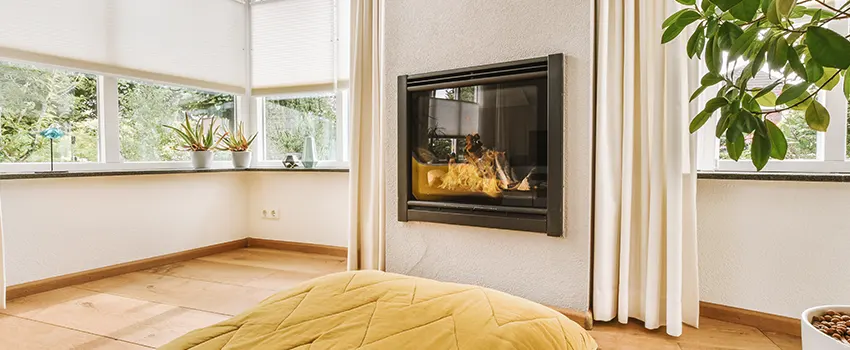 Residential Fireplace Ceramic Glass Installation in Alexandria, VA