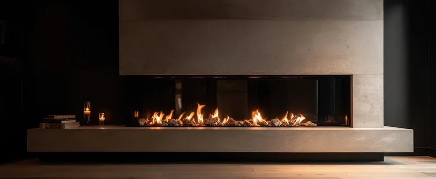 Gas Fireplace Ember Bed Design Services in Alexandria, Virginia