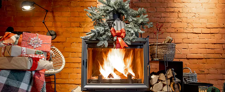 Travis Industries Linear Gas Fireplace Installation in Alexandria, Virginia