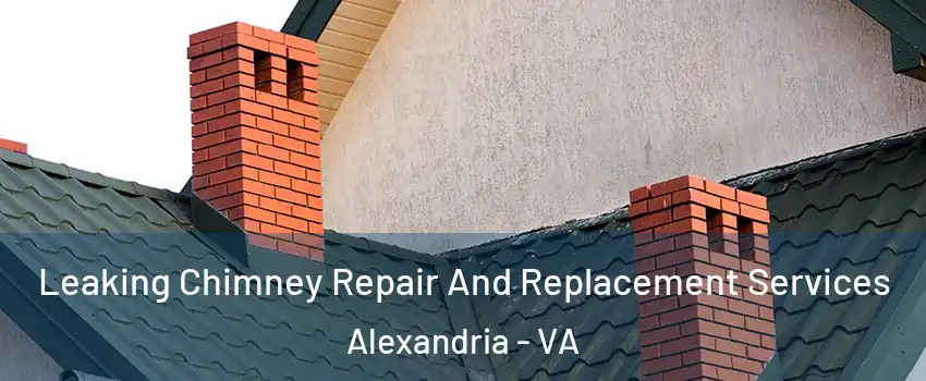 Leaking Chimney Repair And Replacement Services Alexandria - VA